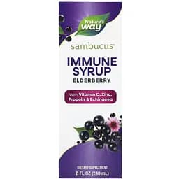 Натуральна добавка Nature's Way Sambucus Immune Syrup, 240 мл