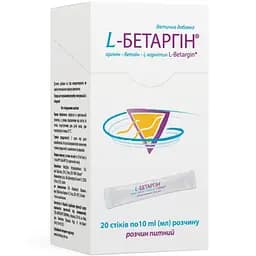 Дієтична добавка L-Бетаргін №20 20 стіків по 10 мл