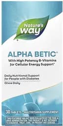 Вітаміни та мінерали Nature's Way Alpha Betic, 30 таблеток