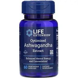 Екстракт ашваганди Life Extension Ashwagandha 60 капсул