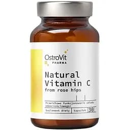 Витамины и минералы OstroVit Pharma Natural Vitamin C from Rose Hips 30 капсул