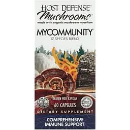 Підтримка імунітету комплекс із 17 грибів Fungi Perfecti Mushrooms Comprehensive Immune Support 60 капсул - мініатюра 2