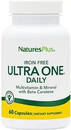 Вітаміни та мінерали Natures Plus Ultra One Daily Caps Iron Free, 60 капсул