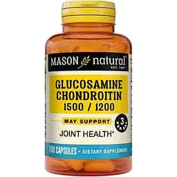 Препарат для суставов и связок Mason Natural Glucosamine Chondroitin 100 капсул