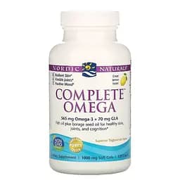 Омега Nordic Naturals Complete Omega комплекс з лимоном 1000 мг 120 гелевих капсул