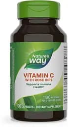 Вітаміни та мінерали Nature's Way Vitamin C with Rose Hips, 100 капсул