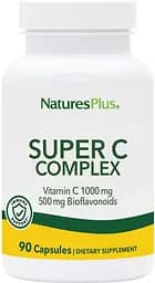 Вітаміни та мінерали Natures Plus Super C Complex, 90 вегакапсул