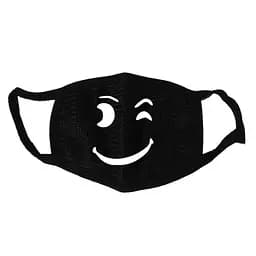 Маска тканевая Geekland Смайл Smile чёрная MSK 022