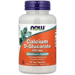 Витамины и минералы NOW Calcium D-Glucarate, 90 вегакапсул