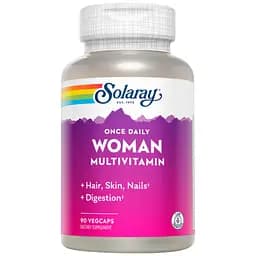 Комплекс вітамінів Solaray Once Daily Woman Multivitamin 90 капсул