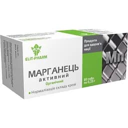 Марганець активний Elit-Pharm 80 таблеток (0.25 г)