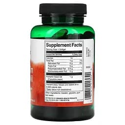 Олія насіння гарбуза Swanson Pumpkin Seed Oil 1.000 мг 100 гелевих капсул - мініатюра 2