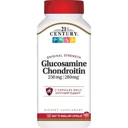 Препарат для суглобів і зв'язок 21st Century Glucosamine Chondroitin 120 капсул