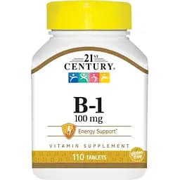 Вітаміни та мінерали 21st Century Vitamin B1 100 мг 110 таблеток