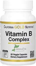 Вітаміни та мінерали California Gold Nutrition Vitamin B Complex, 60 вегакапсул