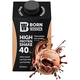 Шейк протеїновий Born Winner зі смаком шоколадного морозива 500 мл
