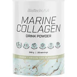 Для суставов и связок BiotechUSA Marine Collagen Lemon-green tea 240 г