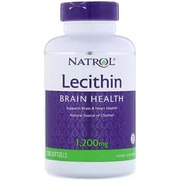 Лецитин Natrol 1200 мг 120 желатиновых капсул