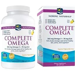 Жирні кислоти Nordic Naturals Complete Omega лимон 180 капсул