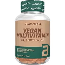 Витамины и минералы BioTech Vegan Multivitamin 60 таблеток