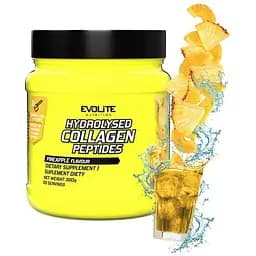 Препарат для суставов и связок Evolite Nutrition Hydrolyzed Collagen Peptides Ананас 300 г