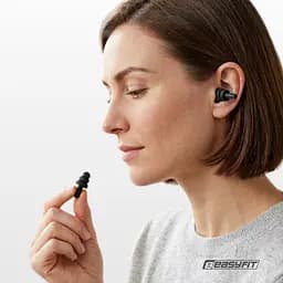 Беруші силіконові багаторазові EasyFit чорні - мініатюра 5