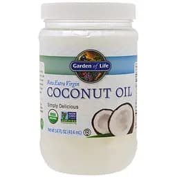 Кокосова олія першого віджиму Garden of Life Coconut Oil сира 414 мл