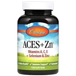 Вітаміни та мінерали Carlson Labs ACES + Zn, 120 капсул