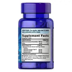 Колаген Puritan's Pride Collagen Hyaluronic Acid Complex, 30 таблеток з гіалуроновою кислотою - мініатюра 2