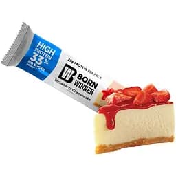 Батончик протеїновий Born Winner Active зі смаком полуничного чізкейку 60 г