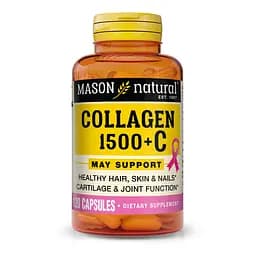 Препарат для суглобів і зв'язок Mason Natural Collagen 1500 + Vitamin C 120 капсул