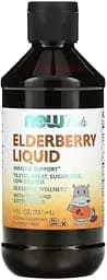 Натуральна добавка NOW Elderberry Liquid for Kids, 237 мл
