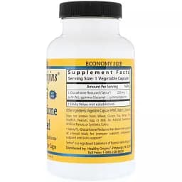 Глутатіон Healthy Origins L-Glutathione Setria знижений 250 мг 150 капcул - мініатюра 2