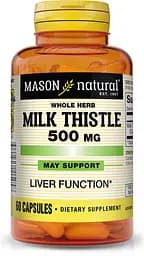 Натуральна добавка Mason Natural Milk Thistle 500 mg, 60 капсул
