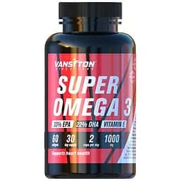 Жирные кислоты Vansiton Super Omega-3 60 капсул