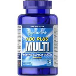 Витамины и минералы Puritan's Pride ABC Plus Multi 100 таблеток