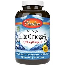 Жирні кислоти Carlson Labs Elite Omega-3 Gems 90 капсул