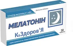 Мелатонін Краса та Здоров'я 3 мг 30 таблеток 200 мг  - мініатюра 2