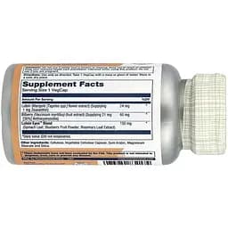Лютеїн  Solaray Lutein Eyes 24 30 веганських капсул - мініатюра 3