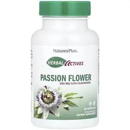 Пасифлора NaturesPlus Passion Flower 250 мг 60 веганських капсул