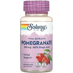 Екстракт граната Solaray Pomegranate 200 мг 60 веганських капсул