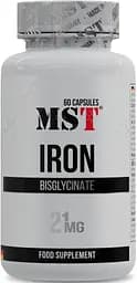 Вітаміни та мінерали MST Iron Bisglycinate, 60 капсул