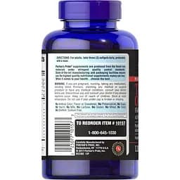 Жирні кислоти Puritan's Pride Triple Omega 3-6-9 Fish Flax & Borage Oils Maximum Strength 120 капсул - мініатюра 3