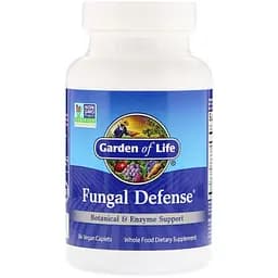 Ферментна підтримка і рослинний захист від грибків Garden of Life Fungal Defense 84 капсули (GOL11139)