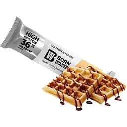 Батончик протеїновий Born Winner Mega Pro зі смаком шоколадної вафлі 85 г