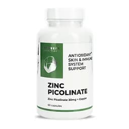 Вітаміни та мінерали Progress Nutrition Zinc Picolinate 30 mg + Copper, 60 капсул