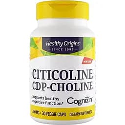 Когницин цитиколина Healthy Origins Cognicin citicoline 250 мг 30 капсул