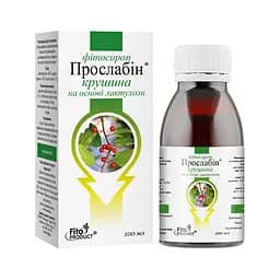 Фитосироп "Прослабин" крушина на основе лактулозы",  100 мл