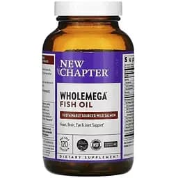 Жир аляскинского лосося New Chapter Alaskan Salmon Oil 2000 мг 120 капсул (NCR-05003)