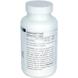Ніацинамід В3 Source Naturals Niacinamide B3 1500 мг 100 таблеток - мініатюра 2